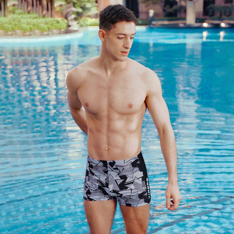 Quần bơi Yingfa 24T862 với kiểu dáng boxer ngắn hấp dẫn - Ảnh 2